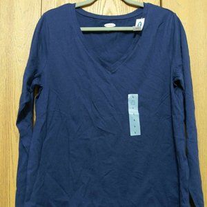 Old Navy EveryWear Striped V-Neck Tee for Women